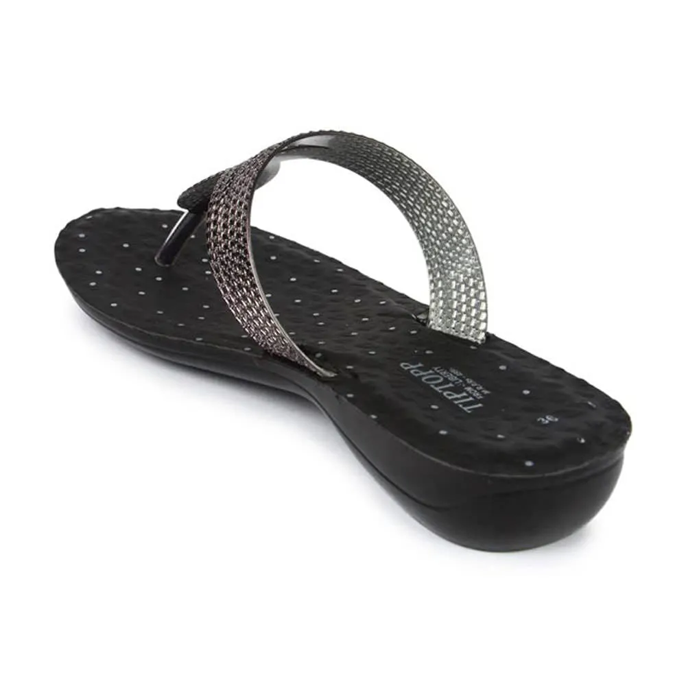 A-HA By Liberty ETHNIC-05 Women Ethnic Black Slippers