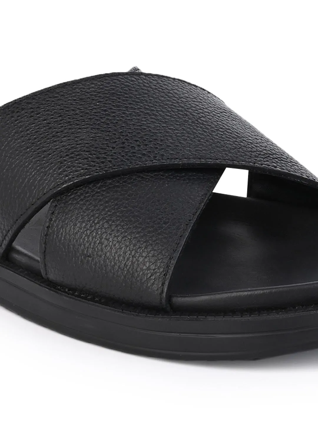 Alberto Torresi Deriko Black Genuine Leather Flats all