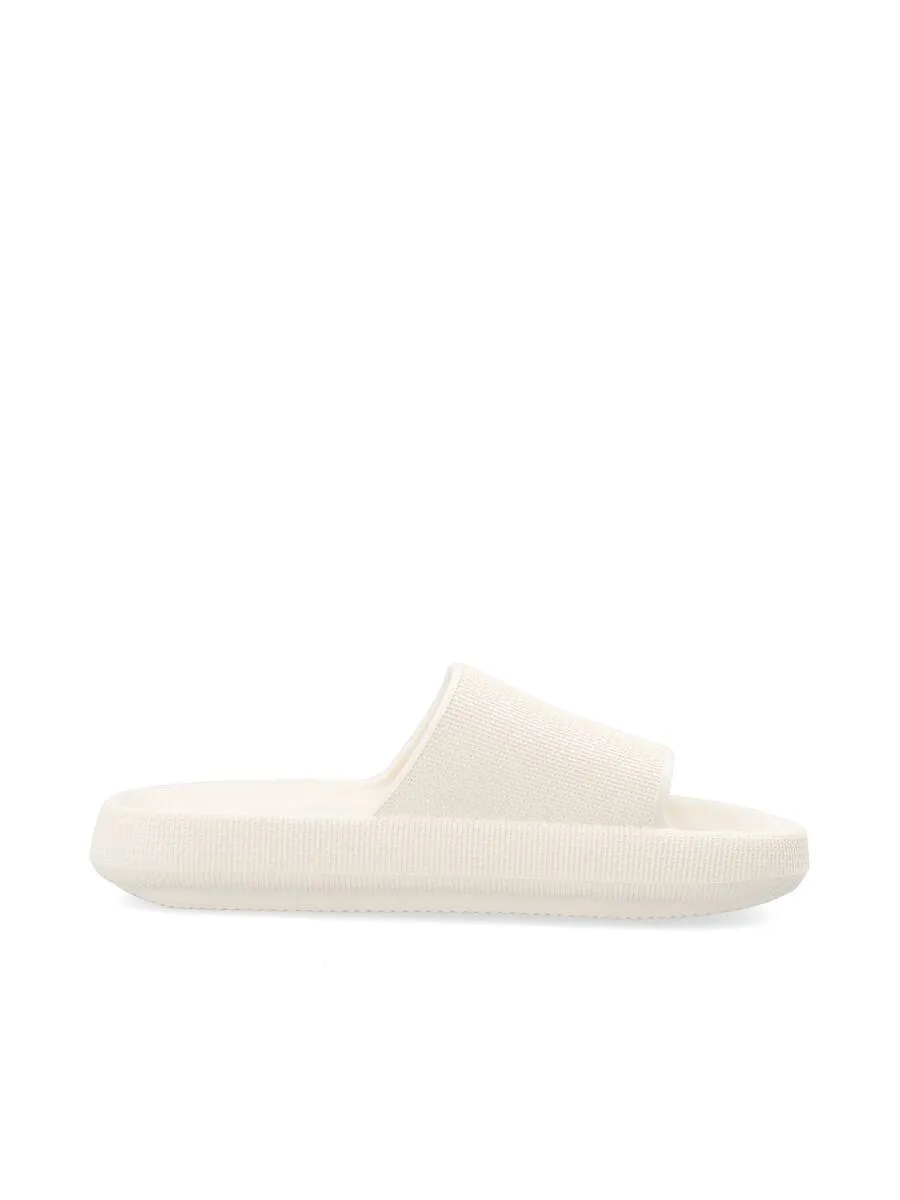 Bianco Julia Hvite Slippers