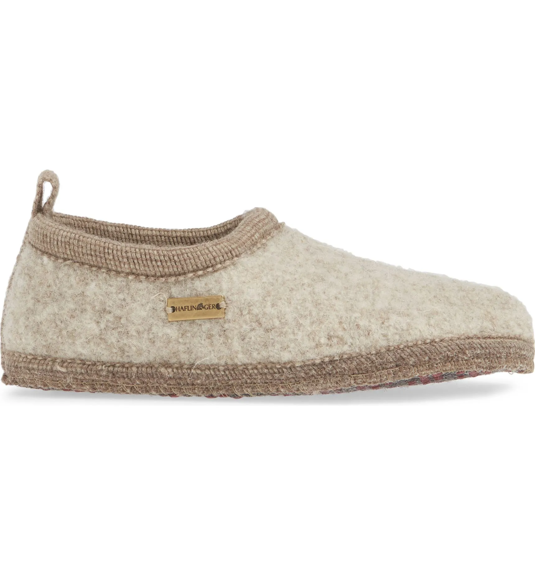 Boiled Wool Slipper "Freddie" in Natural