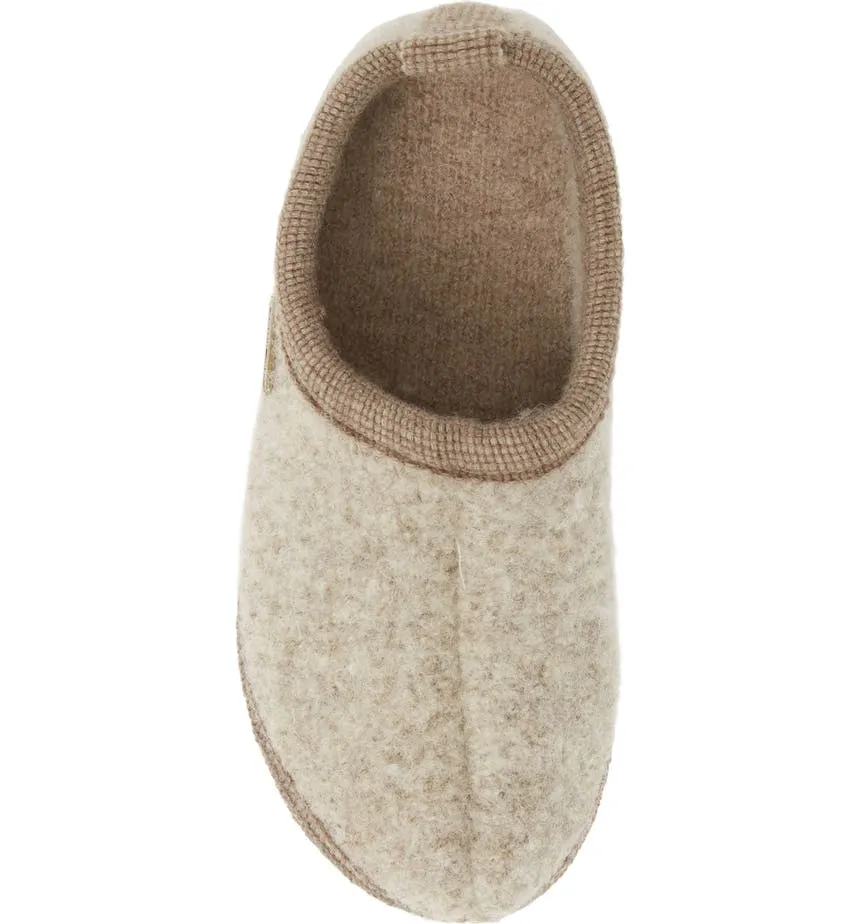 Boiled Wool Slipper "Freddie" in Natural