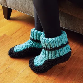 Bulky Knit Slippers Pattern