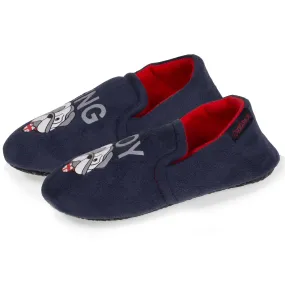 Chaussons extra-light Enfant chien Marine