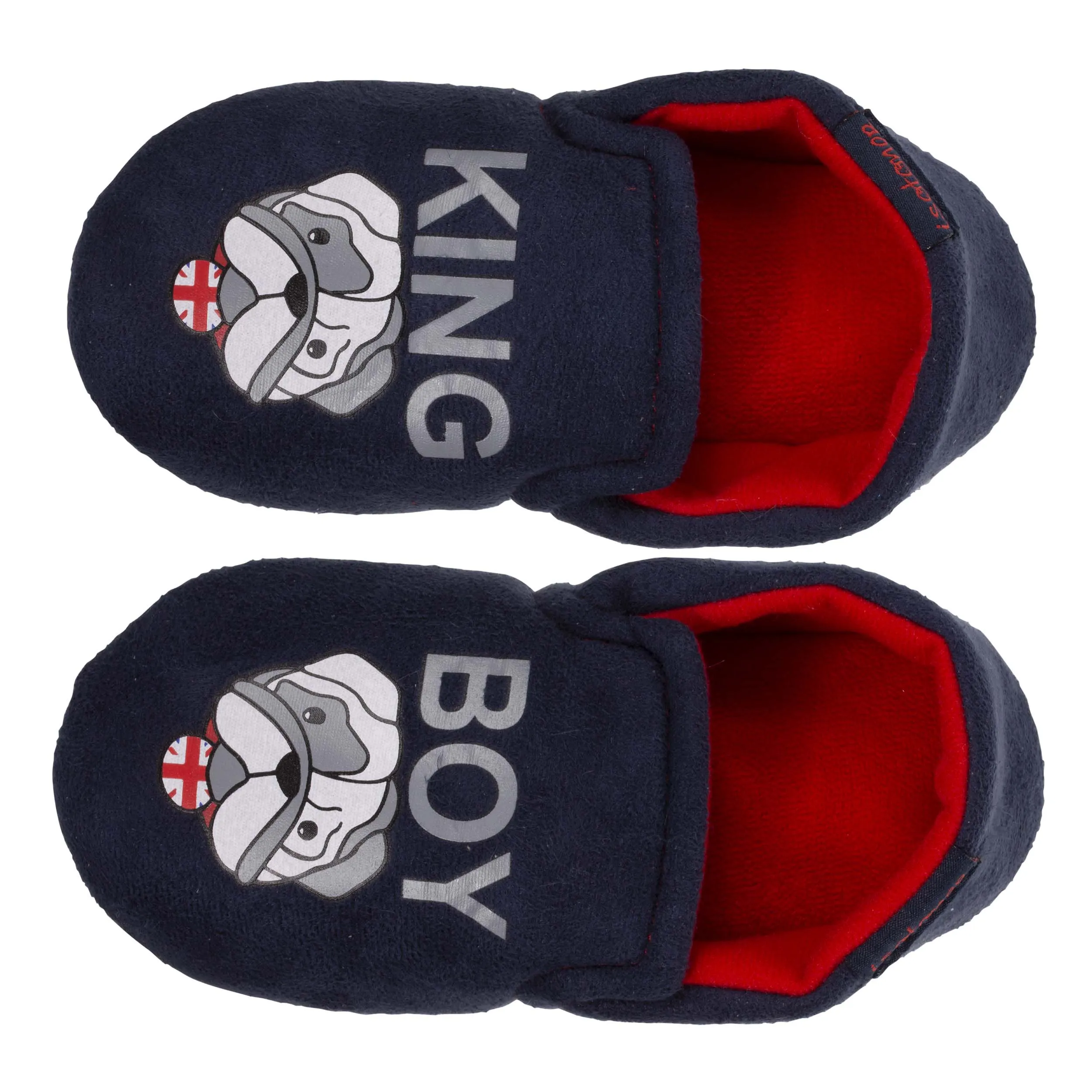 Chaussons extra-light Enfant chien Marine