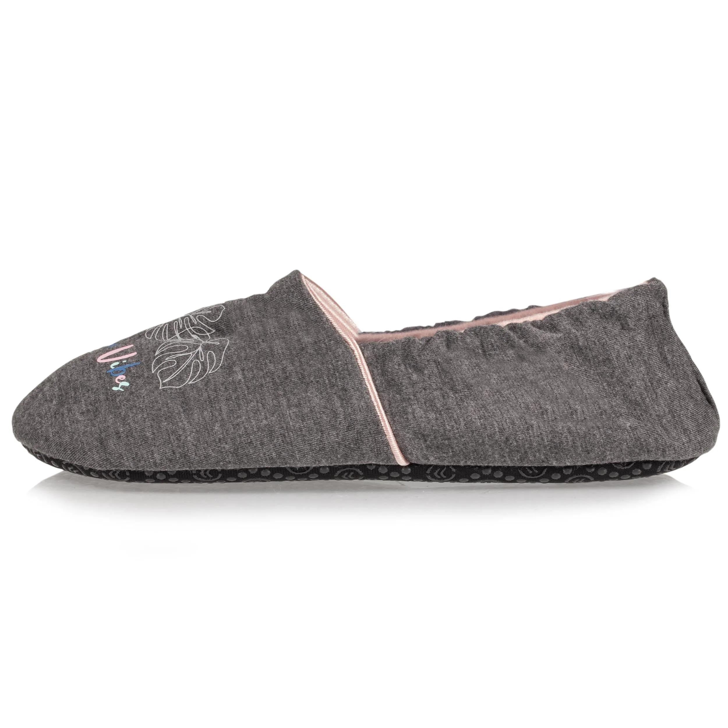 Chaussons slippers Seconde peau Femme Gris