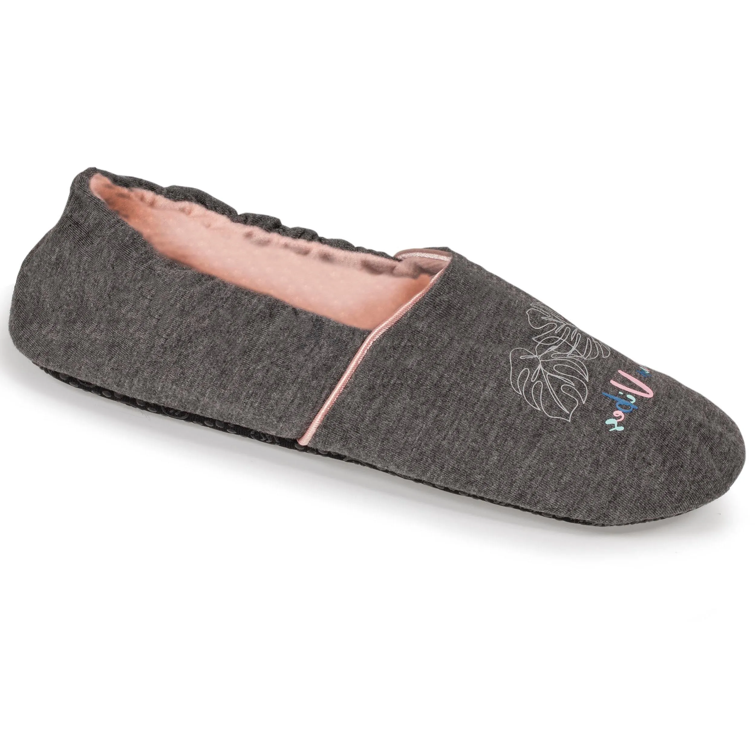 Chaussons slippers Seconde peau Femme Gris