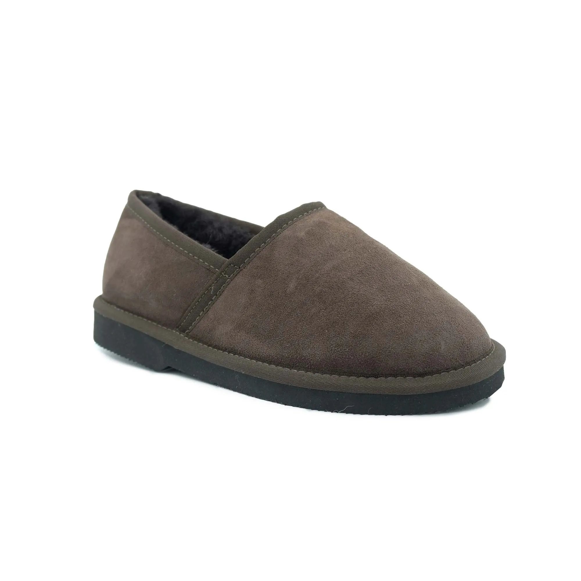 Classic Men's Indoor Bound Slipper - Warm Premium Sheepskin Wool Slippers