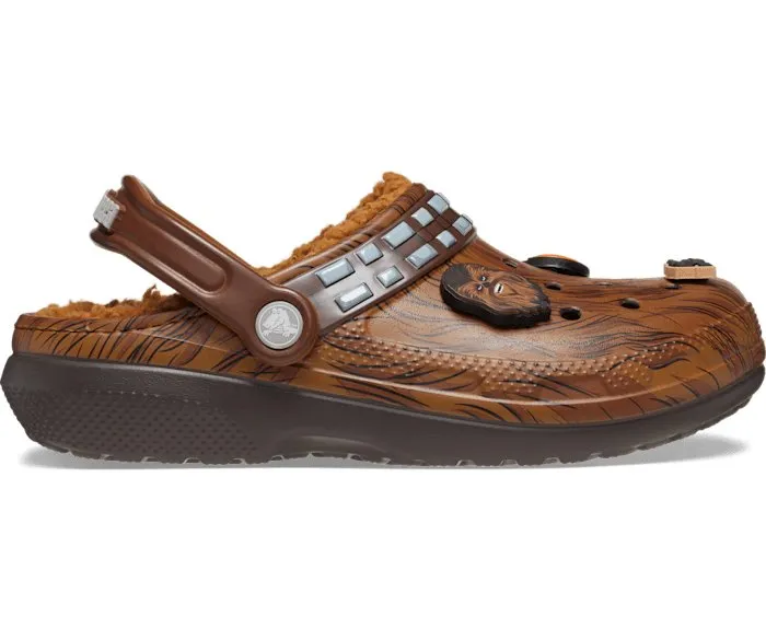 Crocs Adult Unisex Star Wars Chewbacca Classic Lined Clog - Espresso