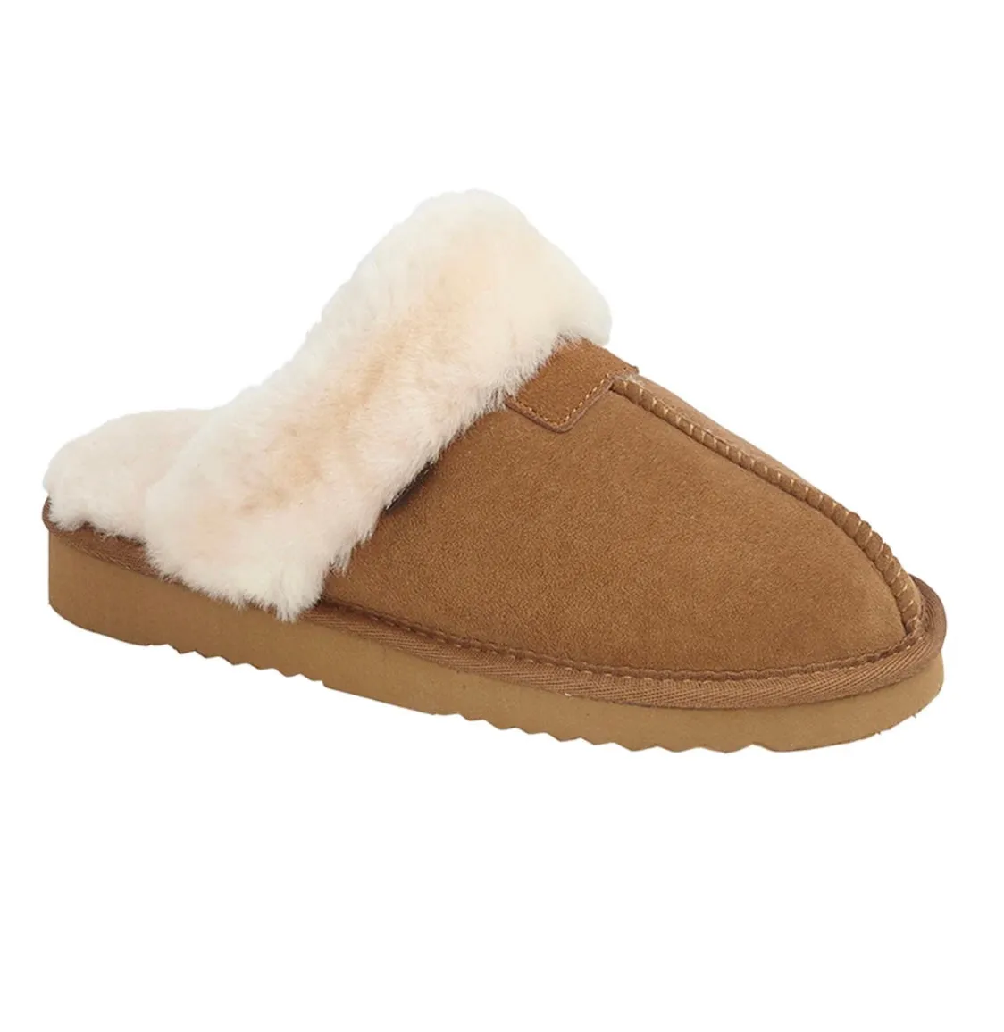 Draper Kim Ladies Sheepskin Backless Slipper