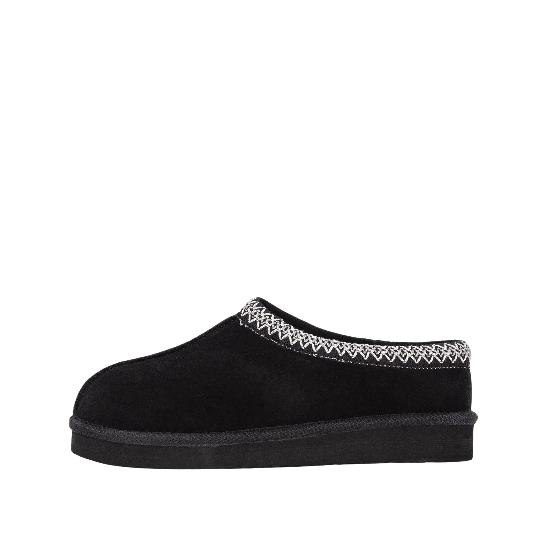 ETHAN BLACK SHEEPSKIN SLIPPER SCOOP