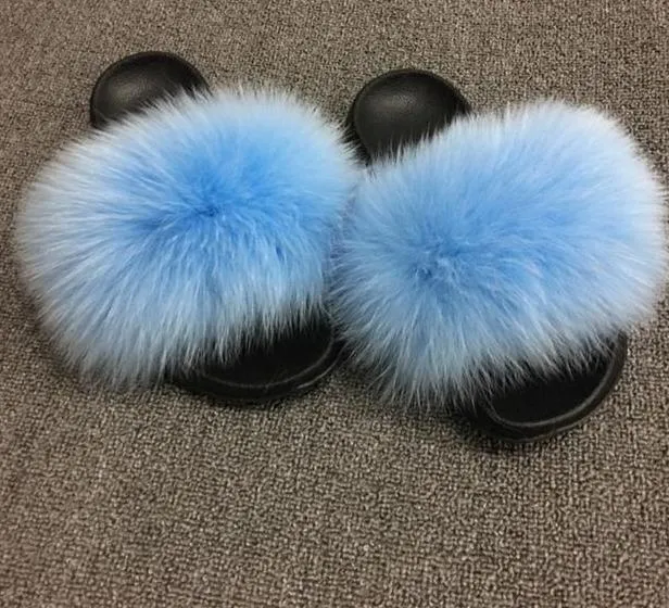 Faux Fur Slippers