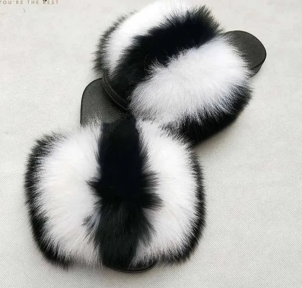 Faux Fur Slippers