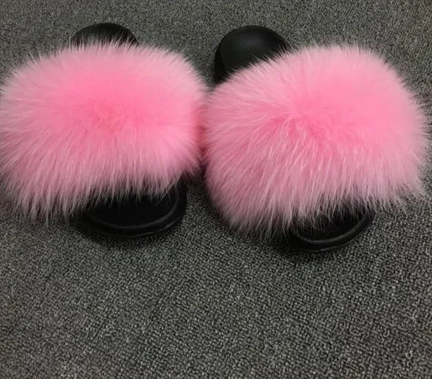 Faux Fur Slippers