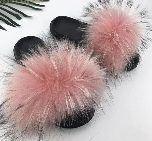 Faux Fur Slippers