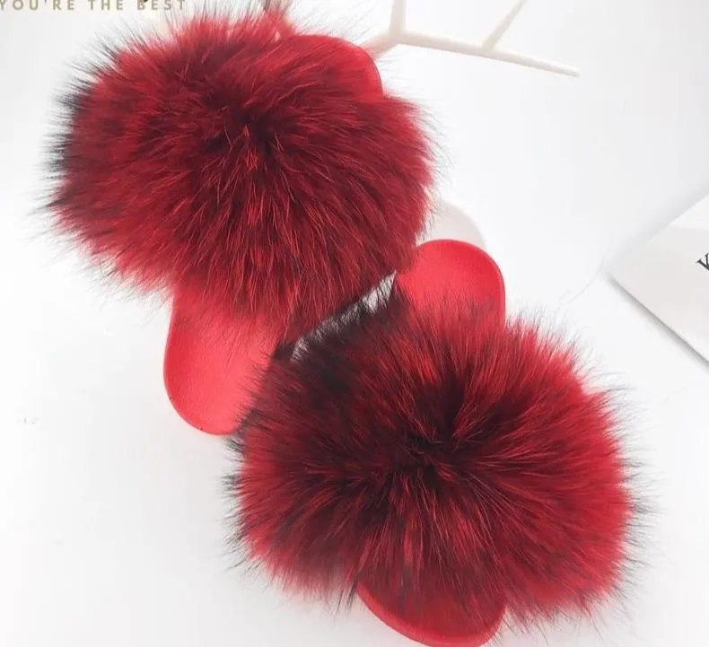 Faux Fur Slippers