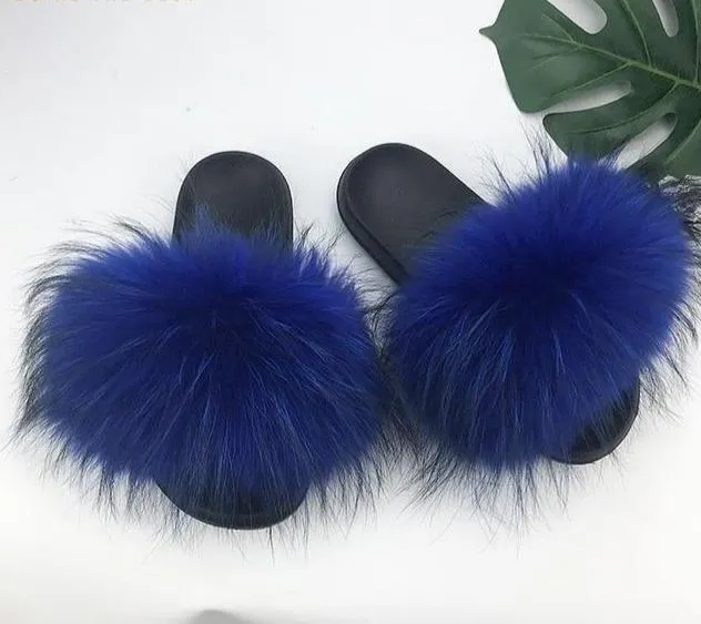 Faux Fur Slippers