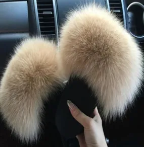 Faux Fur Slippers