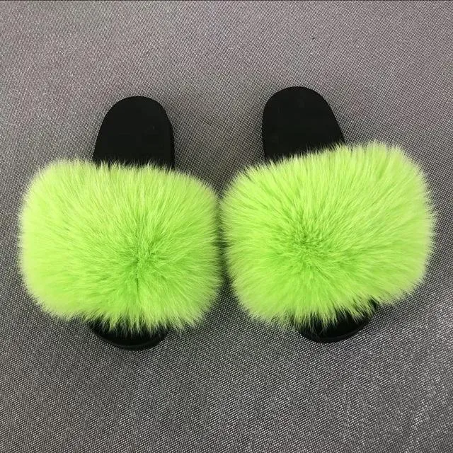 Faux Fur Slippers