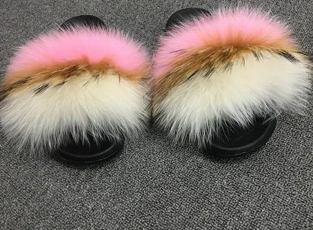 Faux Fur Slippers