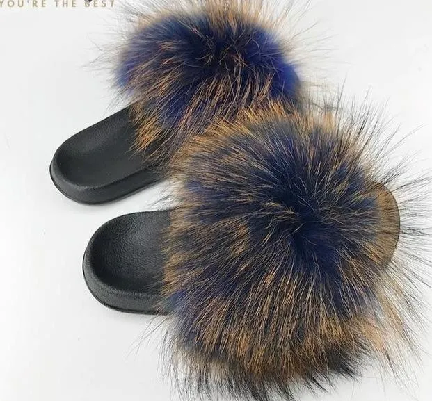 Faux Fur Slippers