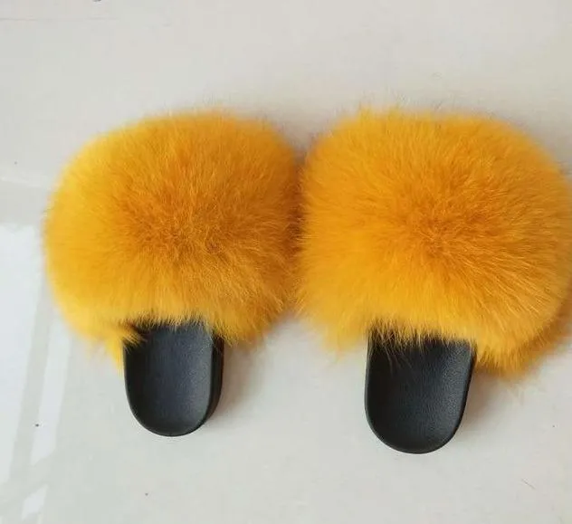 Faux Fur Slippers