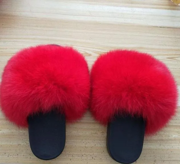 Faux Fur Slippers