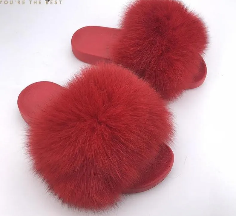 Faux Fur Slippers