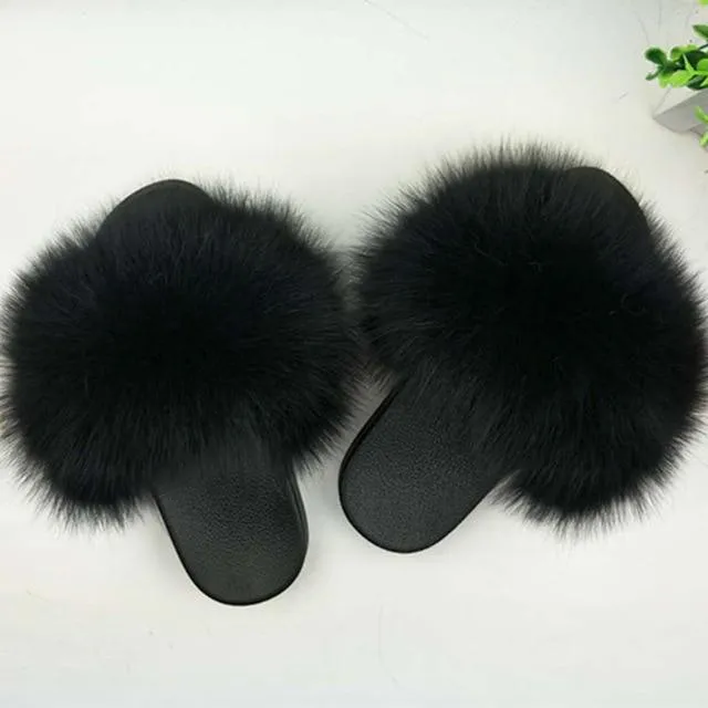 Faux Fur Slippers