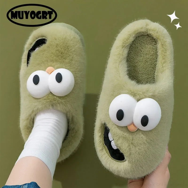 Funny Big Eyes Slippers