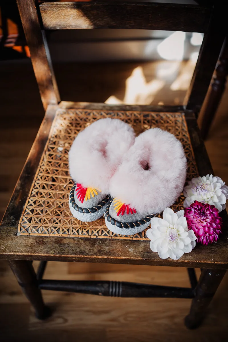 Girl's Sheepskin Slippers 'LUCKY DIP'