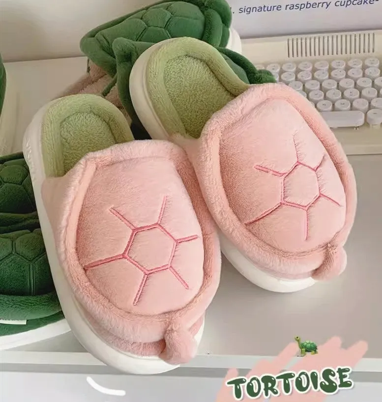 Kawaii Tortoise Winter Slippers PN6503