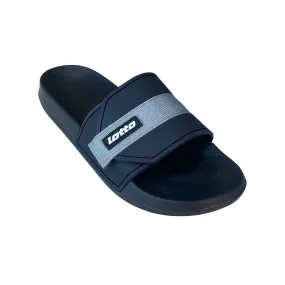 Lotto swimming pool or sea slipper with strap 219535 9JT black grey