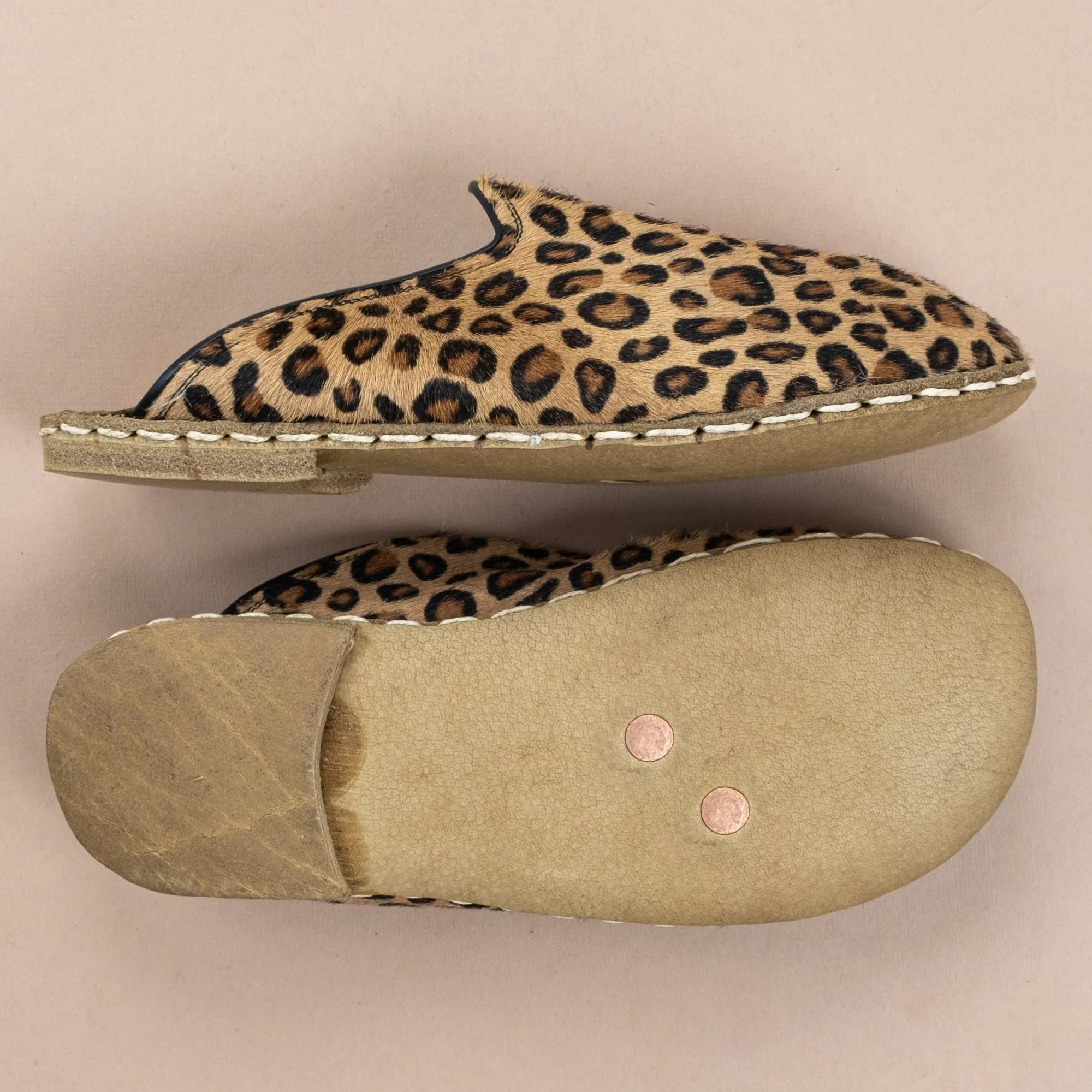 Men's Leopard Barefoot Slippers