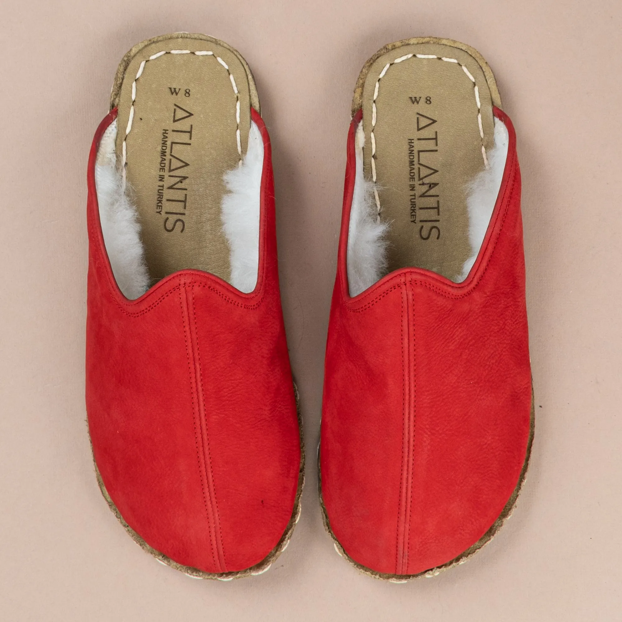 Men's Red Barefoot Shearlings