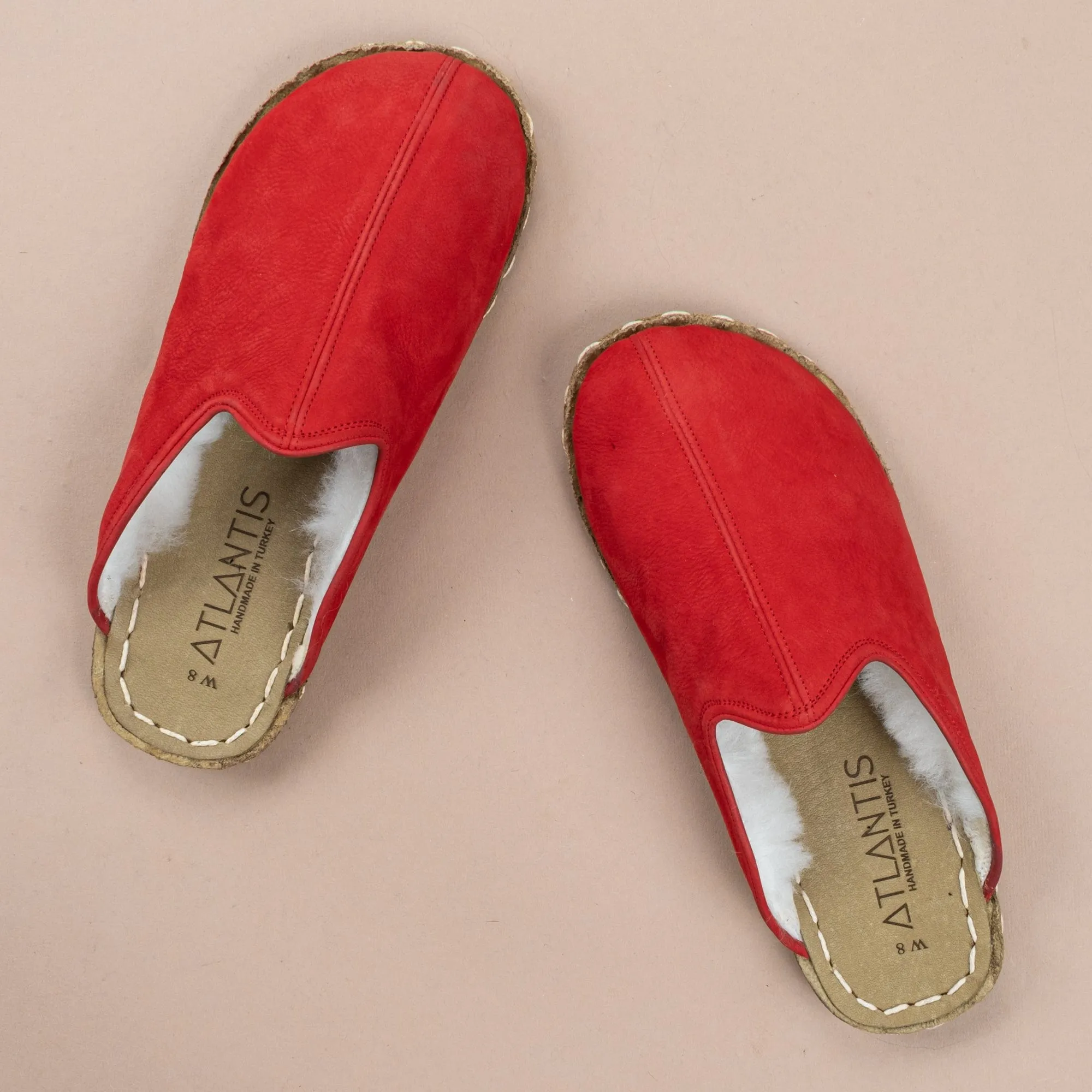 Men's Red Barefoot Shearlings