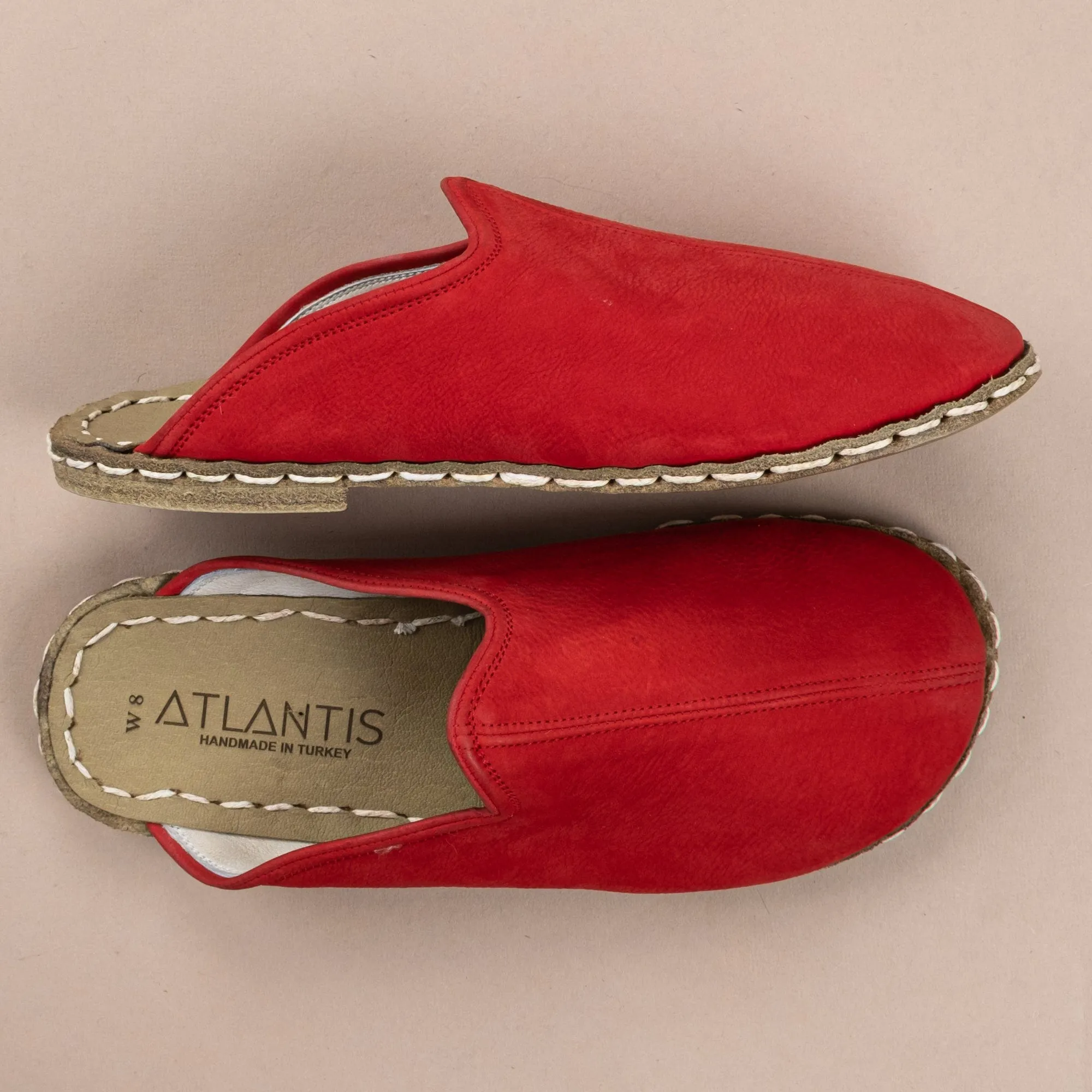 Men's Red Barefoot Slippers