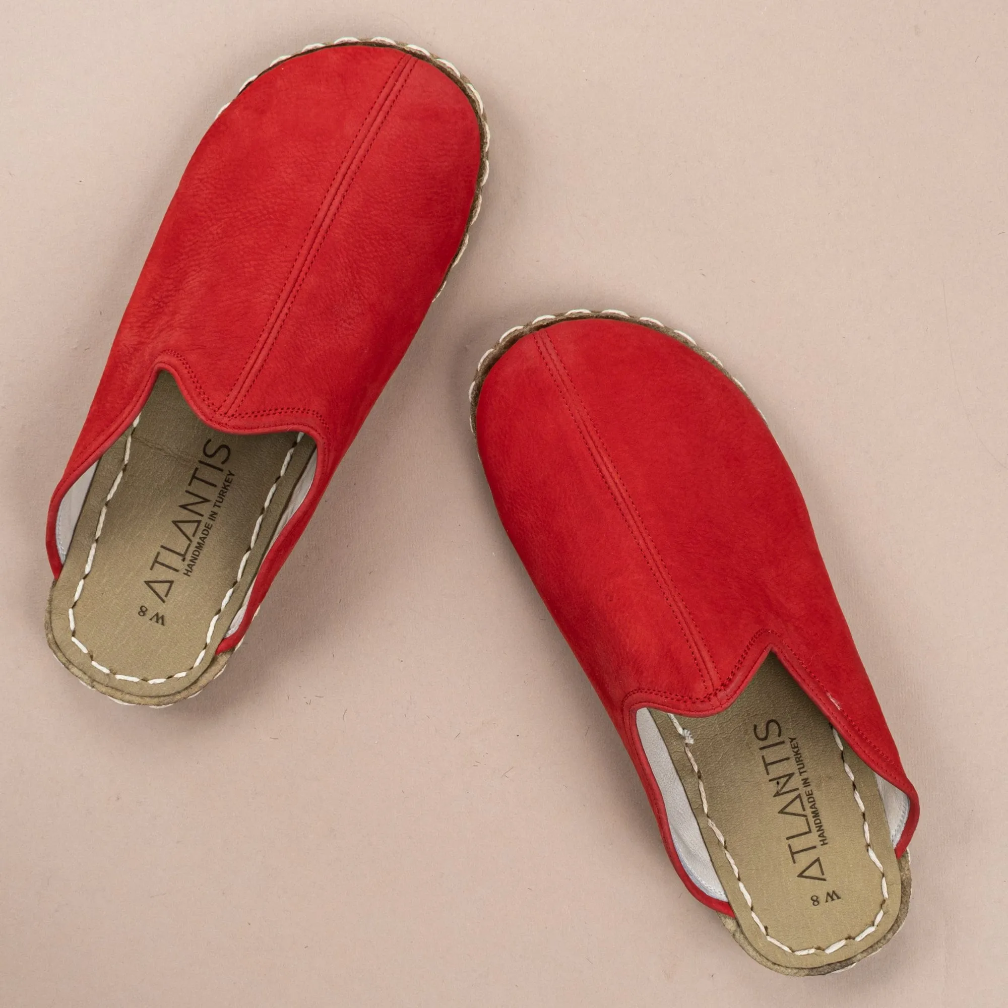 Men's Red Barefoot Slippers