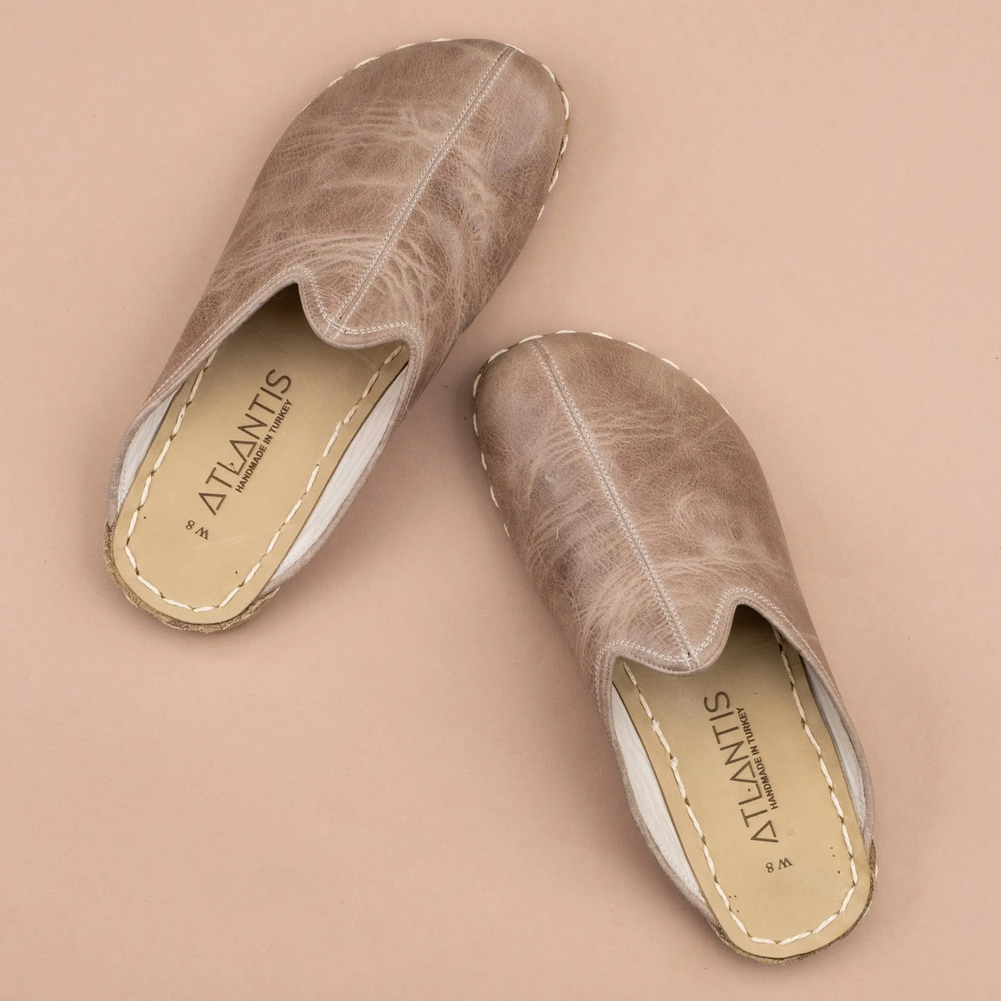 Men's Tan Barefoot Slippers