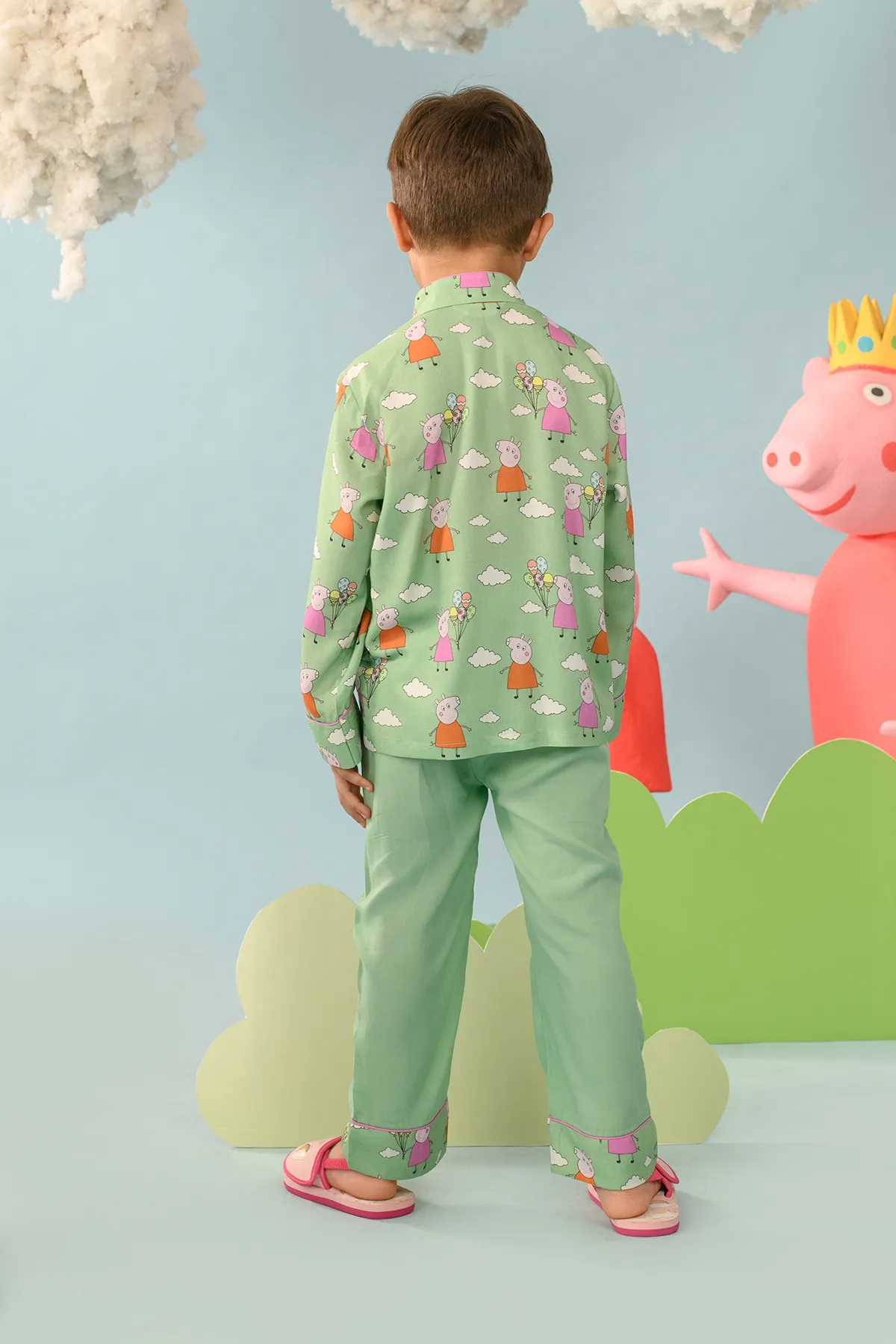 Merald- Peppa Pig Shirt & Pant Set For Boys