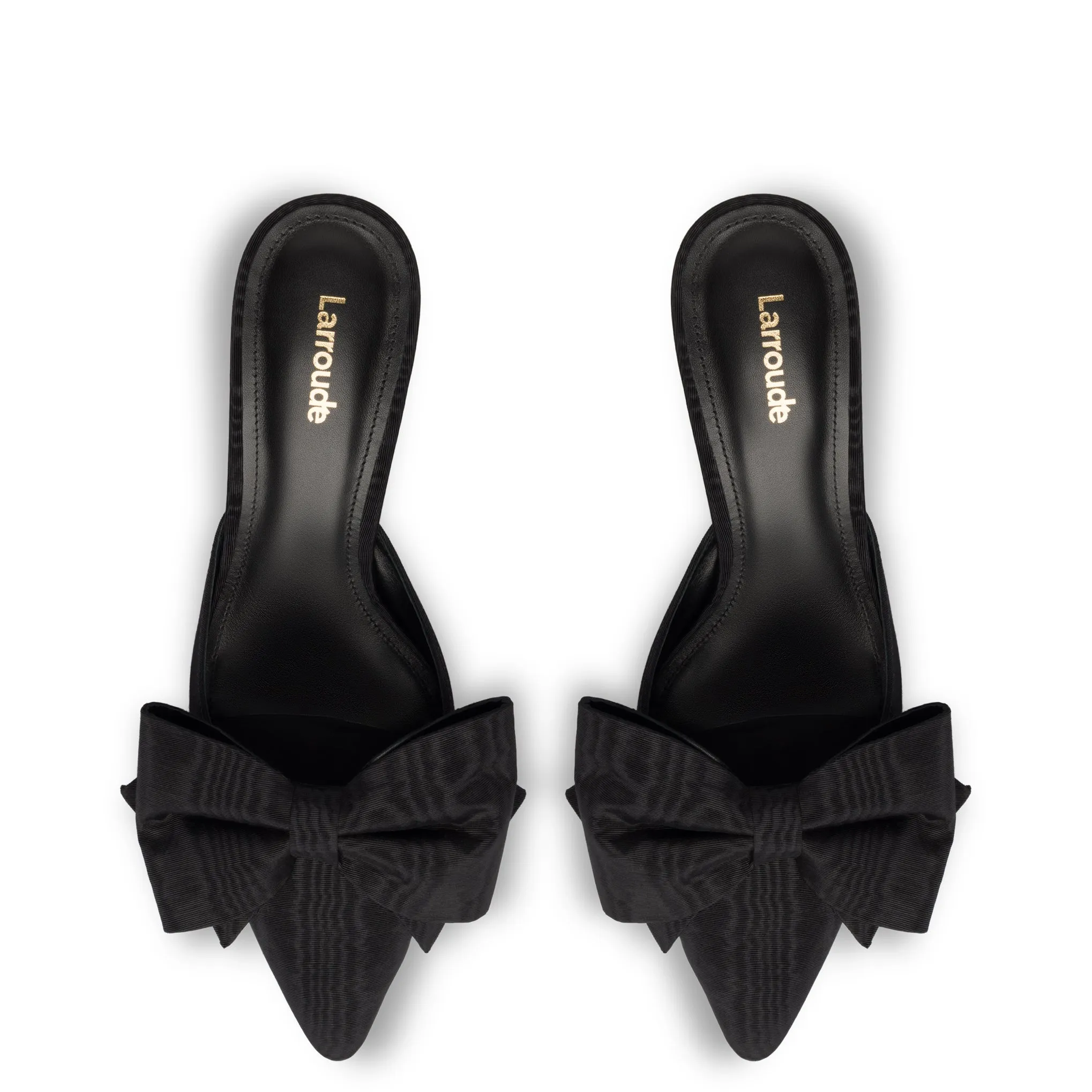 Mini Elle Pump In Black Fabric