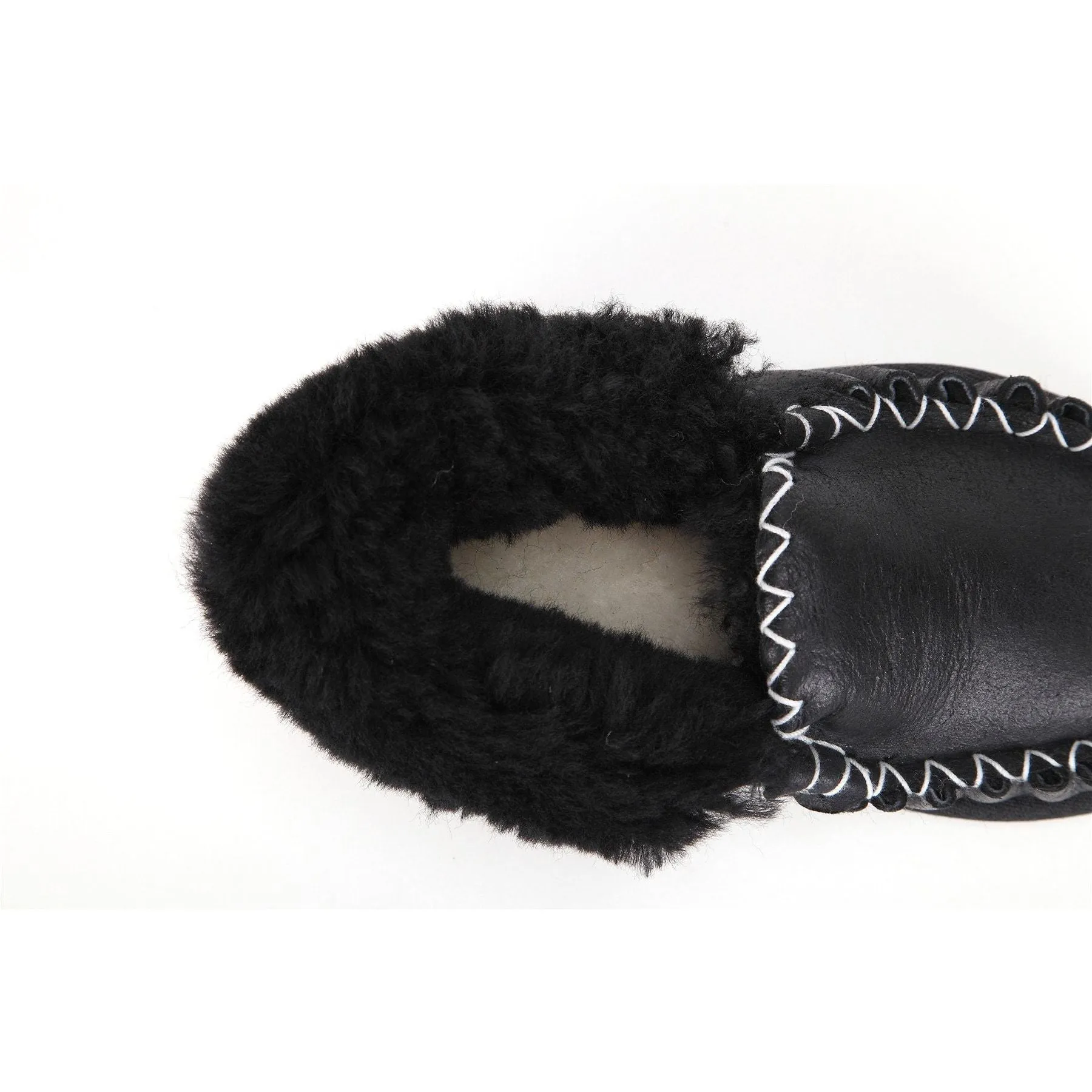 Moccasin - 100% Australian Sheepskin Suede UGG Slippers [Clearance]