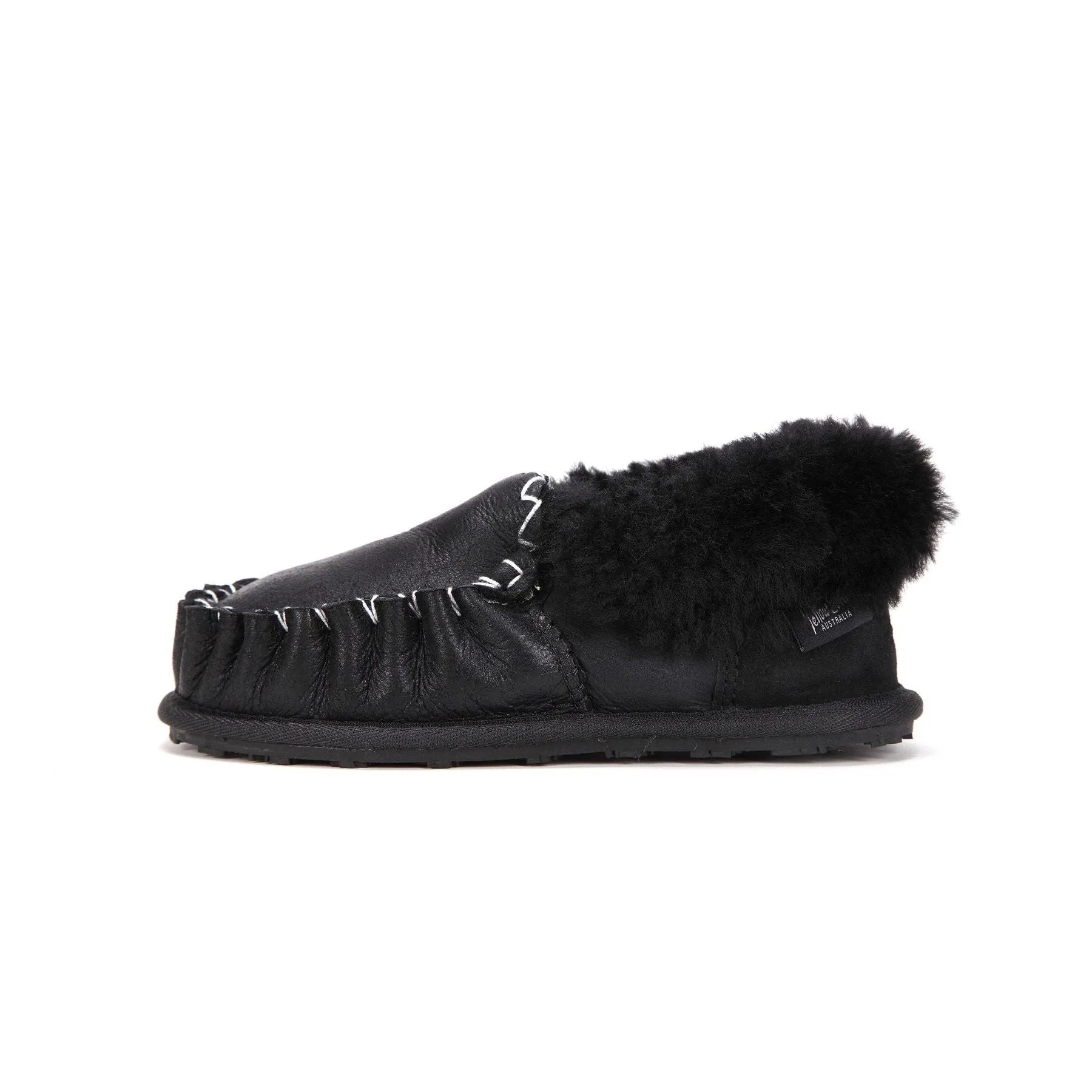 Moccasin - 100% Australian Sheepskin Suede UGG Slippers [Clearance]