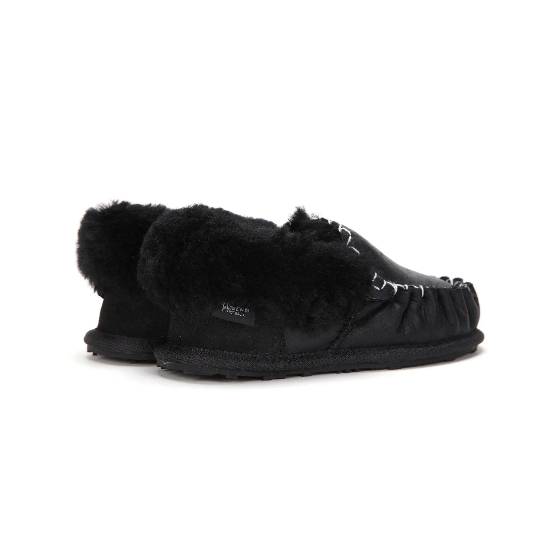 Moccasin - 100% Australian Sheepskin Suede UGG Slippers [Clearance]