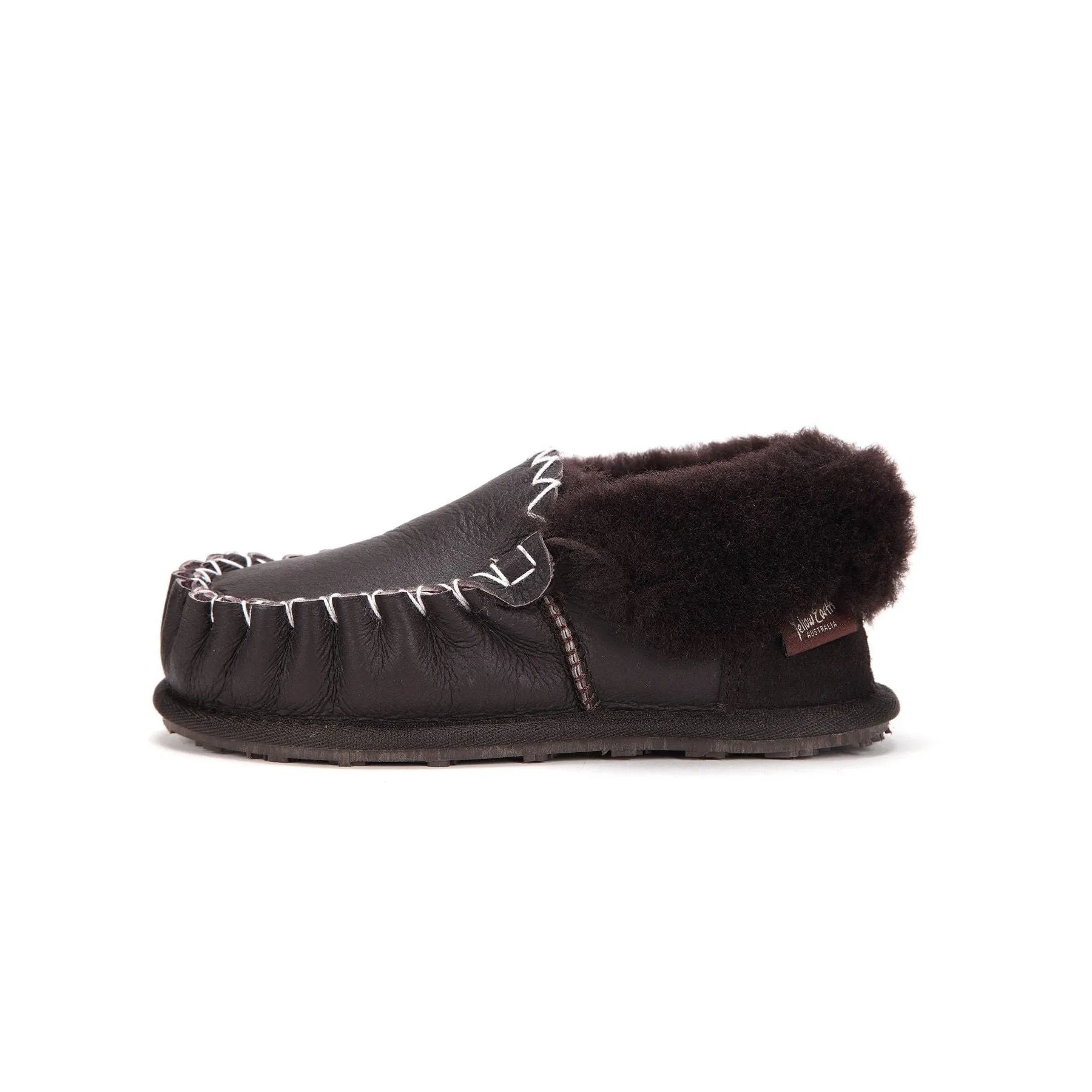 Moccasin - 100% Australian Sheepskin Suede UGG Slippers [Clearance]