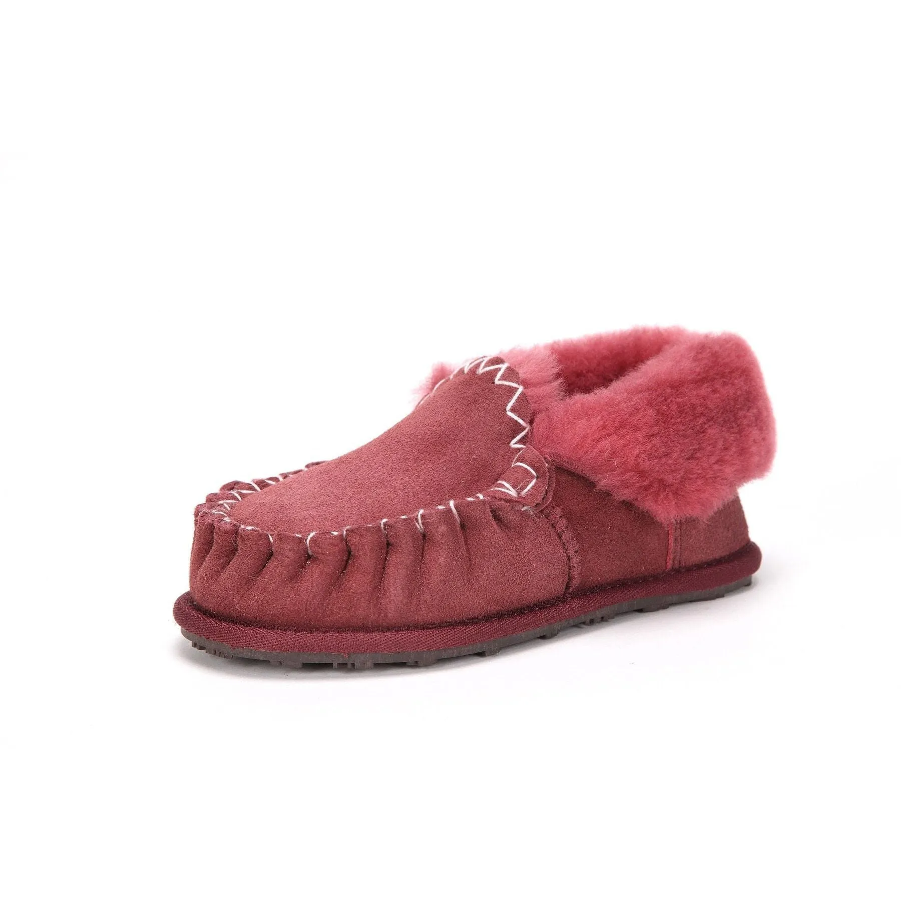 Moccasin - 100% Australian Sheepskin Suede UGG Slippers [Clearance]