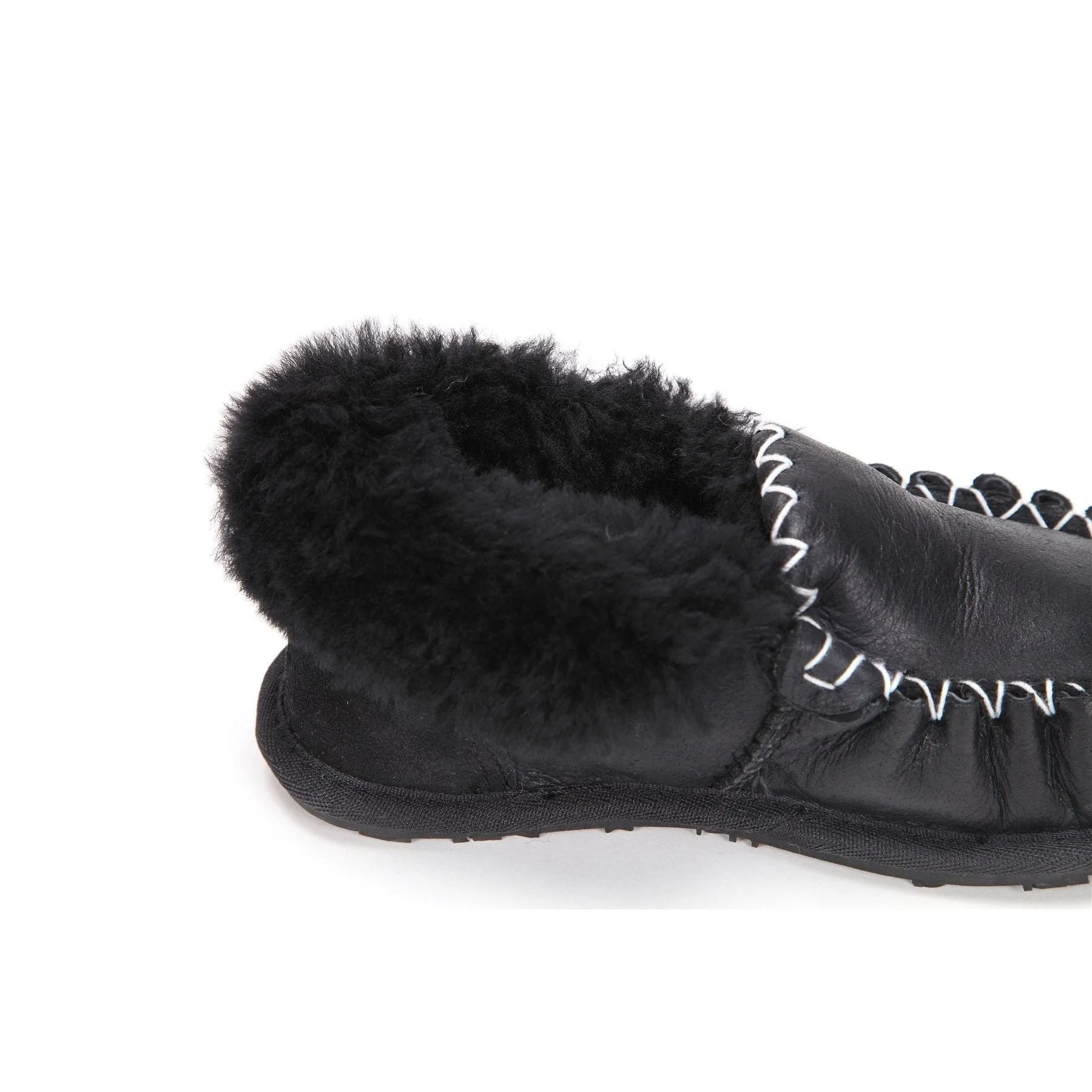 Moccasin - 100% Australian Sheepskin Suede UGG Slippers [Clearance]