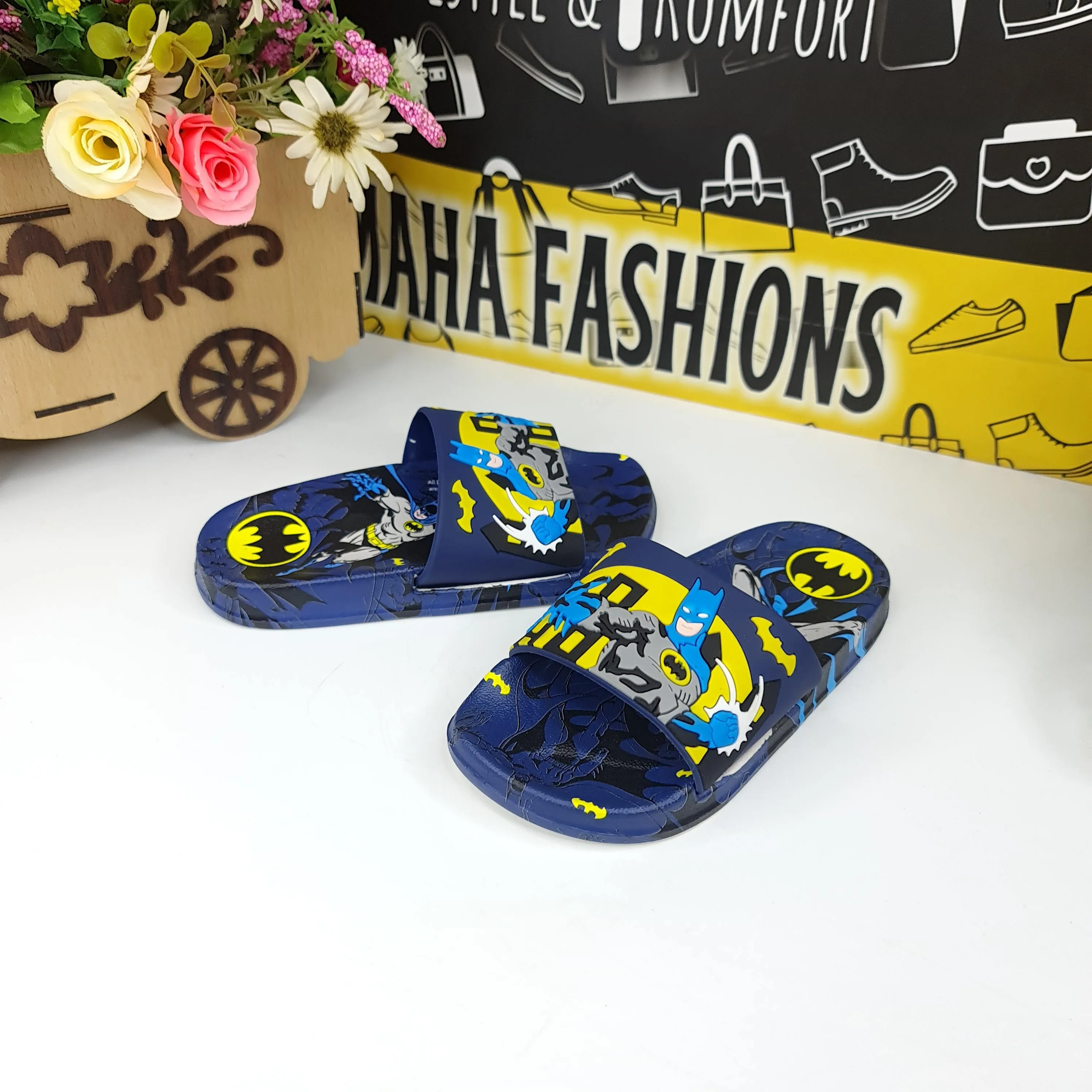 Navy Kids Slippers