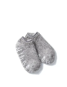 Rototo Pile Sock Slipper Gray / Ivory