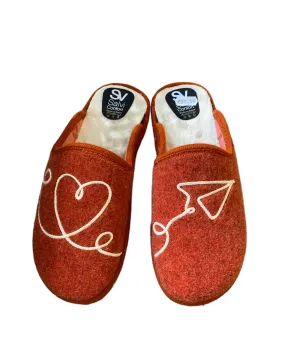 Salvi Burnt Orange Slippers