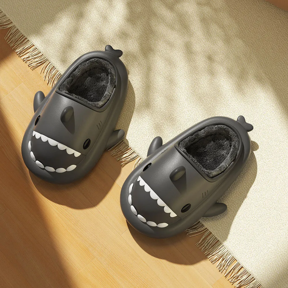 Sharkicks Basic - Winter Heel-open Shark Slippers